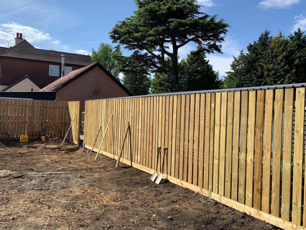 This is a photo of Bespoke custom fencing installed by Fast Fix Fencing Swanley